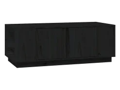 Mesa De Centro*vidaxl Mesa de centro 110x50x40 cm madeira de pinho maciça Preto