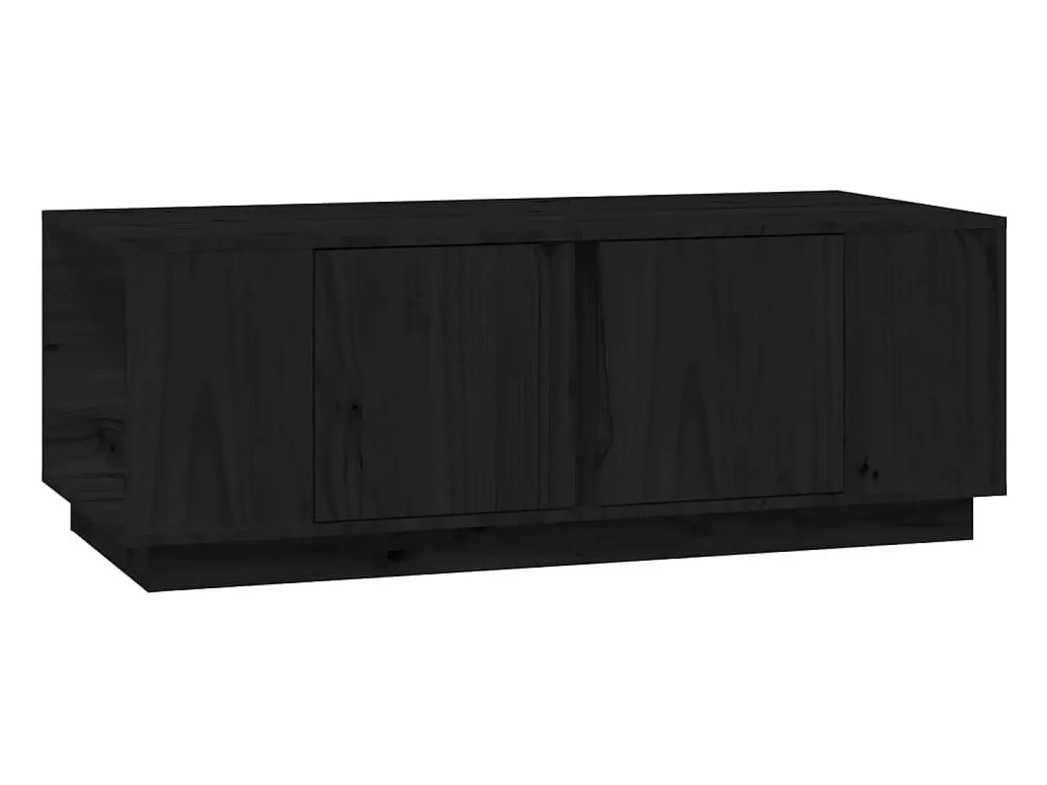 Mesa De Centro*vidaxl Mesa de centro 110x50x40 cm madeira de pinho maciça Preto