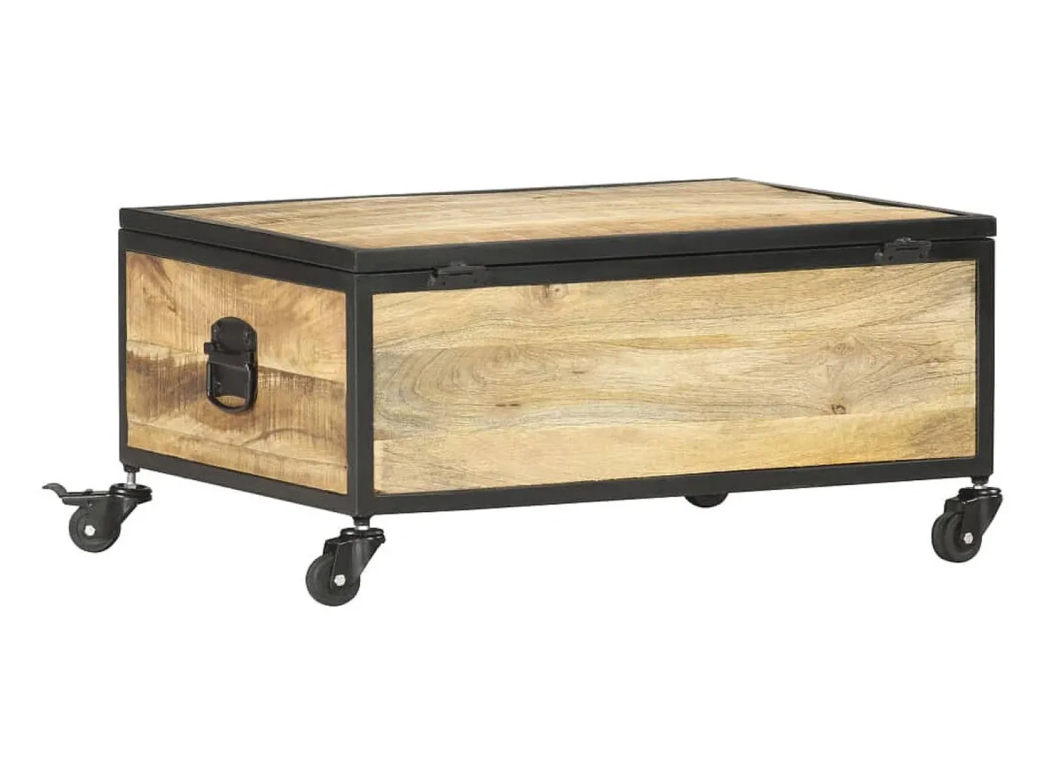 Mesa De Centro| Mesa de centro 70x50x33 cm madeira de mangueira maciça PT112746 Castanho