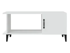 Hot Mesa de centro 90x50x40 cm madeira processada PT354005 Branco