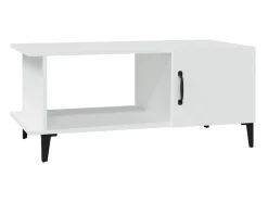 Hot Mesa de centro 90x50x40 cm madeira processada PT354005 Branco