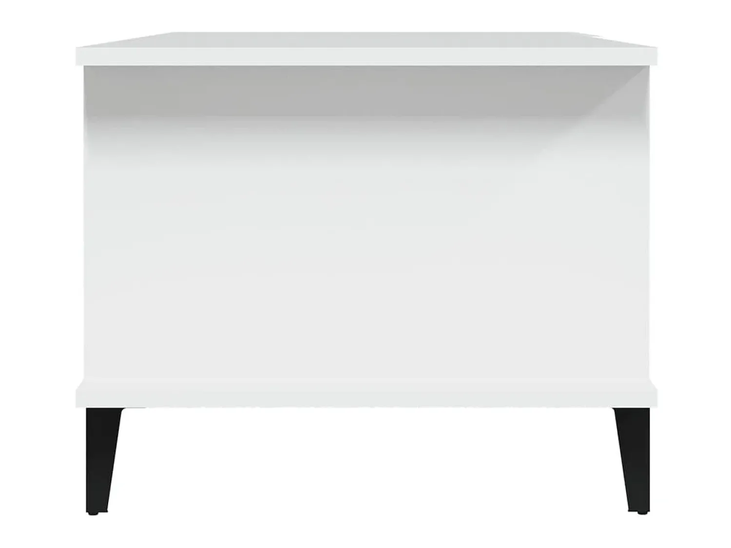 Hot Mesa de centro 90x50x40 cm madeira processada PT354005 Branco