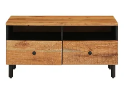 Mesa De Centro| Mesa de centro 80x54x40 cm madeira de acácia maciça PT169582 Castanho