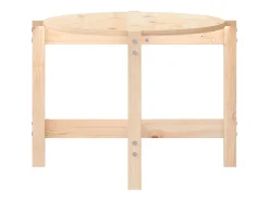 Best vidaxl Mesa de centro 118x63x45 cm madeira de pinho maciça Natural claro