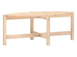 Best vidaxl Mesa de centro 118x63x45 cm madeira de pinho maciça Natural claro