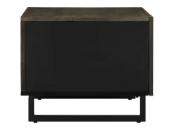 Hot vidaxl Mesa de centro 80x50x40 cm madeira de mangueira maciça Preto