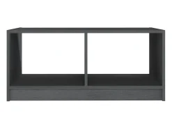 Sale vidaxl Mesa de centro 75x50x33,5 cm madeira de pinho maciça Cinzento