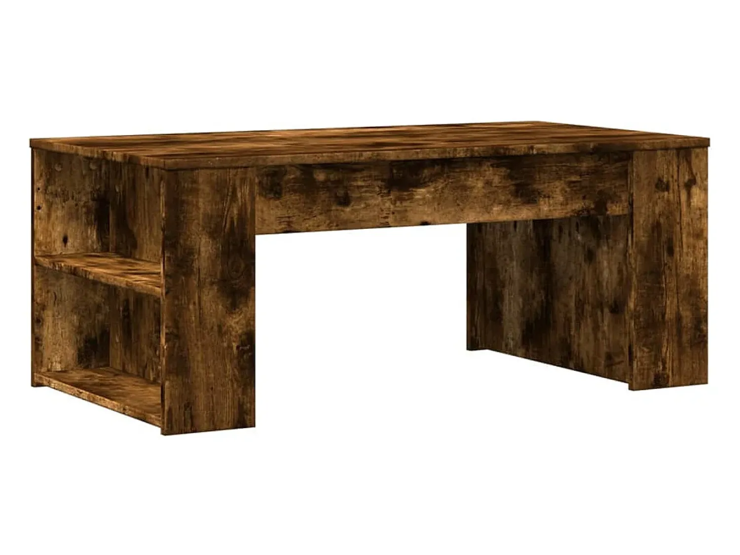 Mesa De Centro| Mesa de centro 102x55x42 cm madeira processada carvalho fumado PT622022 Castanho