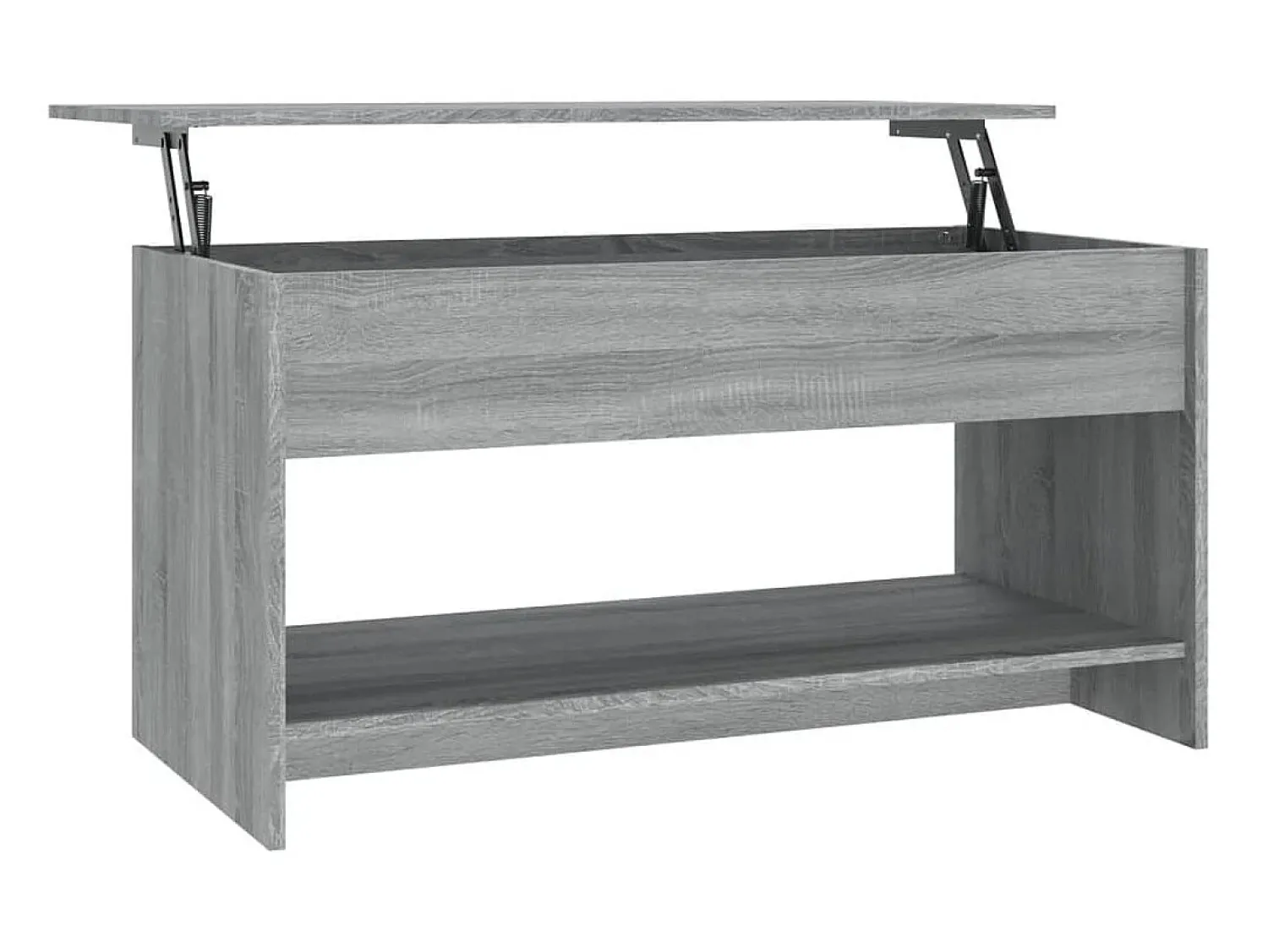 Mesa De Centro* Mesa de centro 102x50x52,5 cm madeira processada sonoma cinza PT884860 Cinzento