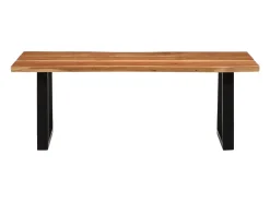 Mesa de centro 110x55x40 cm madeira de acácia maciça PT515308^ Mesa De Centro