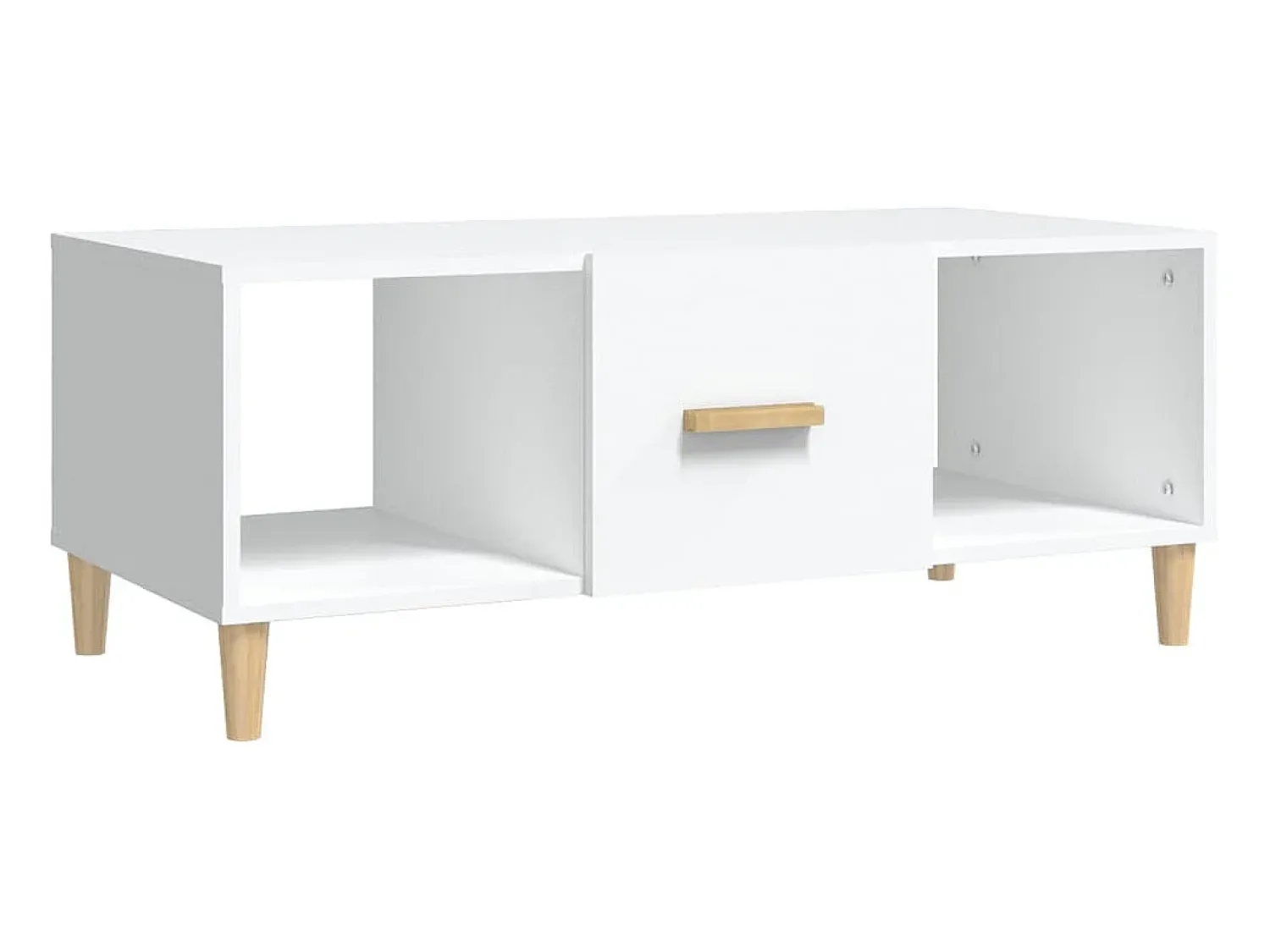 Sale Mesa de centro 102x50x40 cm madeira processada PT454610 Branco