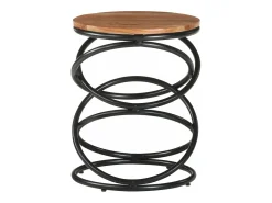 Discount Mesa de centro 40x40x52 cm madeira de acácia maciça PT784726 Castanho