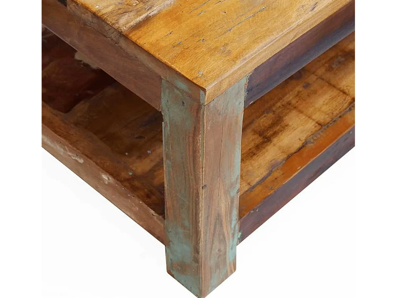 vidaxl Mesa de centro 90x45x35 cm madeira reciclada maciça^ Mesa De Centro