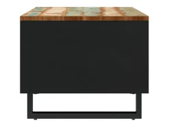 Outlet vidaxl Mesa de centro 55x50x40 cm madeira recuperada maciça Multicor