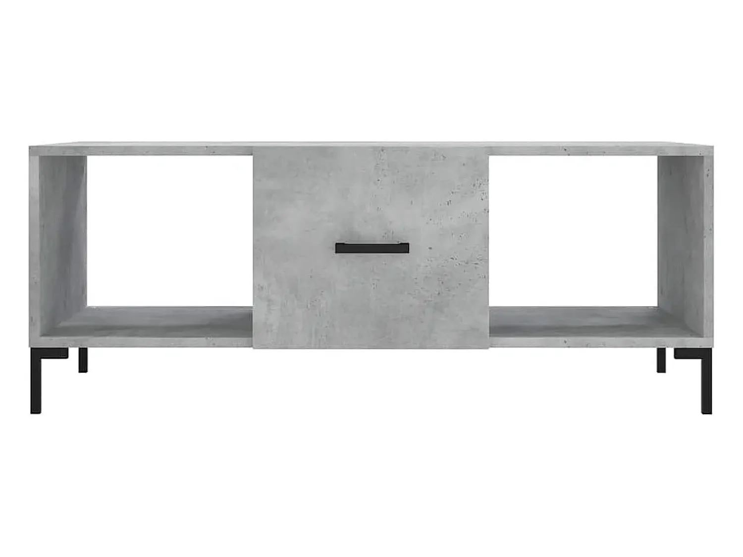 vidaxl Mesa de centro 102x50x40 cm madeira processada cinza cimento^ Mesa De Centro