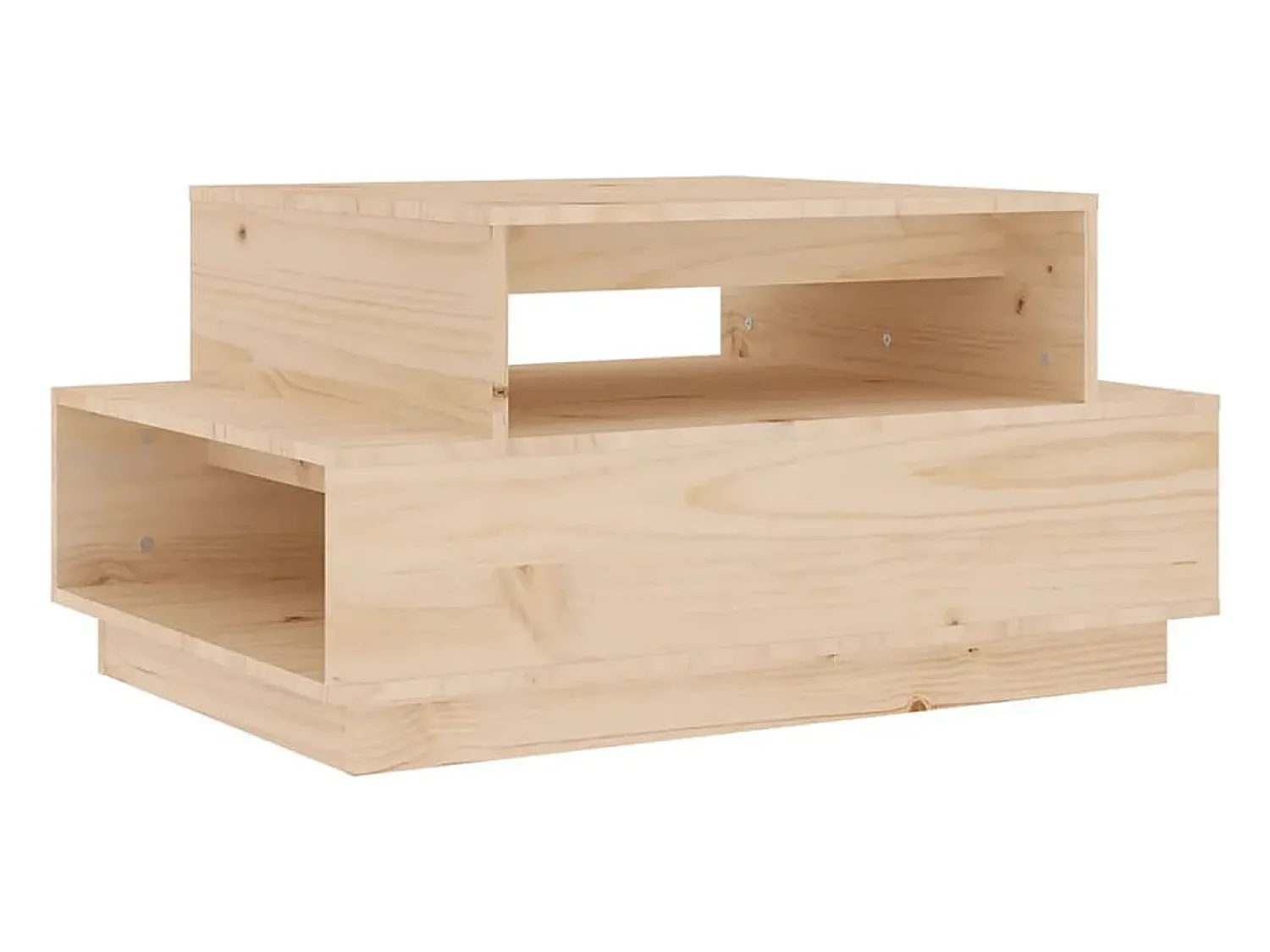 vidaxl Mesa de centro 80x55x40,5 cm madeira de pinho maciça^ Mesa De Centro