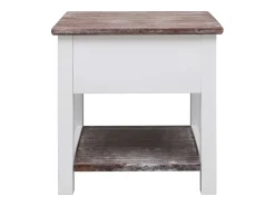 Discount Mesa de centro 40x40x40 cm madeira de paulownia PT460236 Castanho