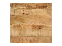Mesa de centro 55x55x35 cm madeira de mangueira maciça PT966157 Castanho