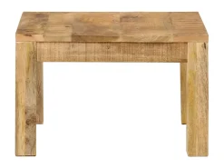 Mesa de centro 55x55x35 cm madeira de mangueira maciça PT966157 Castanho