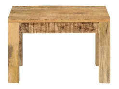 Mesa de centro 55x55x35 cm madeira de mangueira maciça PT966157 Castanho