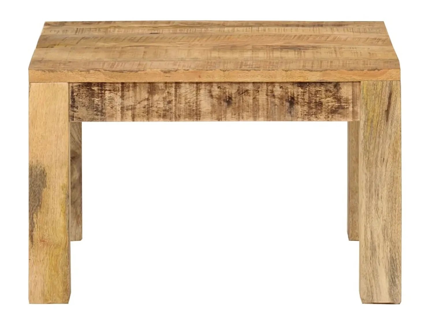 Mesa de centro 55x55x35 cm madeira de mangueira maciça PT966157 Castanho