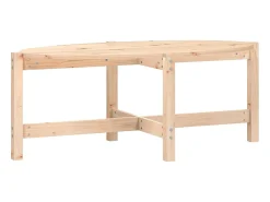 Outlet Mesa de centro 118x63x45 cm madeira de pinho maciça PT957410 Castanho