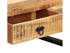 Clearance vidaxl Mesa de centro 110x50x38 cm madeira de mangueira maciça Natural claro