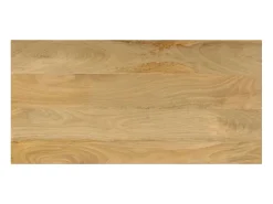 Mesa De Centro* Mesa de centro 100x50x35 cm madeira de mangueira maciça e aço PT795082 Castanho