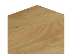 Mesa De Centro* Mesa de centro 100x50x35 cm madeira de mangueira maciça e aço PT795082 Castanho