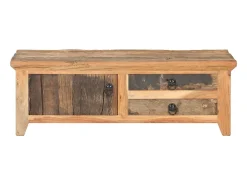 Mesa De Centro| Mesa de centro 90x50x31 cm madeira recuperada maciça PT319127 Castanho