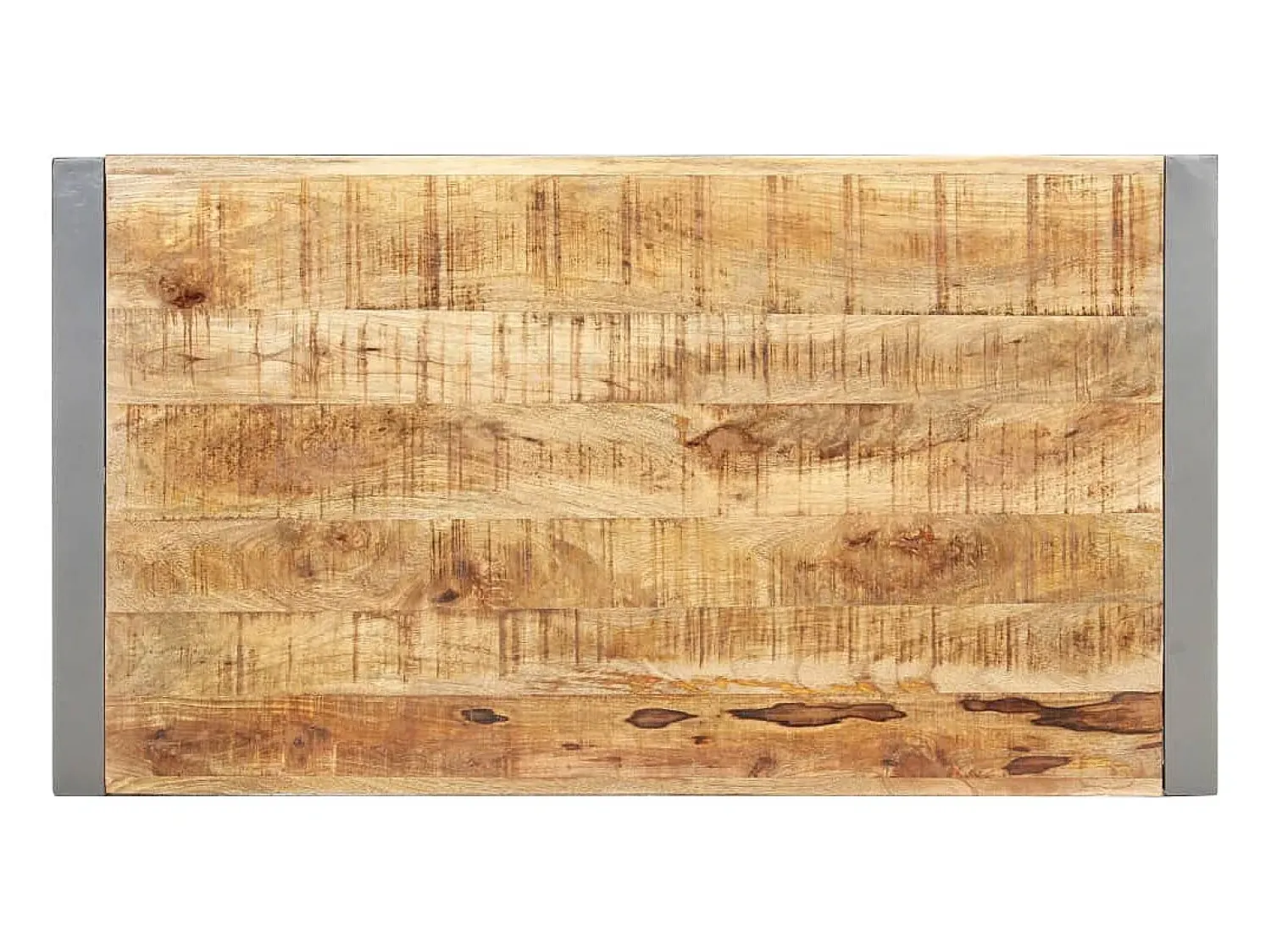 Mesa de centro 110x60x40 cm madeira de mangueira áspera PT517674^ Mesa De Centro