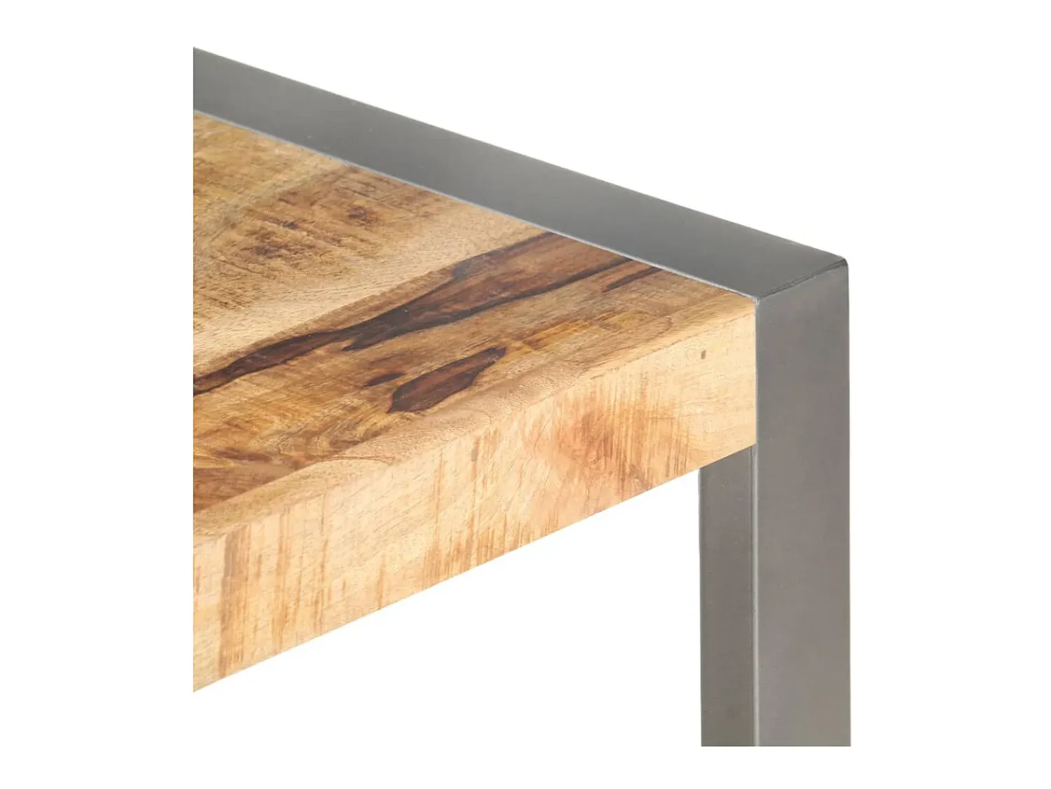 Mesa de centro 110x60x40 cm madeira de mangueira áspera PT517674^ Mesa De Centro