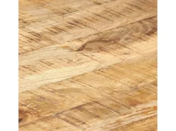 Mesa de centro 110x60x40 cm madeira de mangueira áspera PT517674^ Mesa De Centro