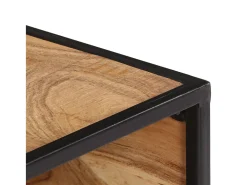 Mesa De Centro| Mesa de centro 70x70x32 cm madeira de acácia maciça PT992045 Castanho