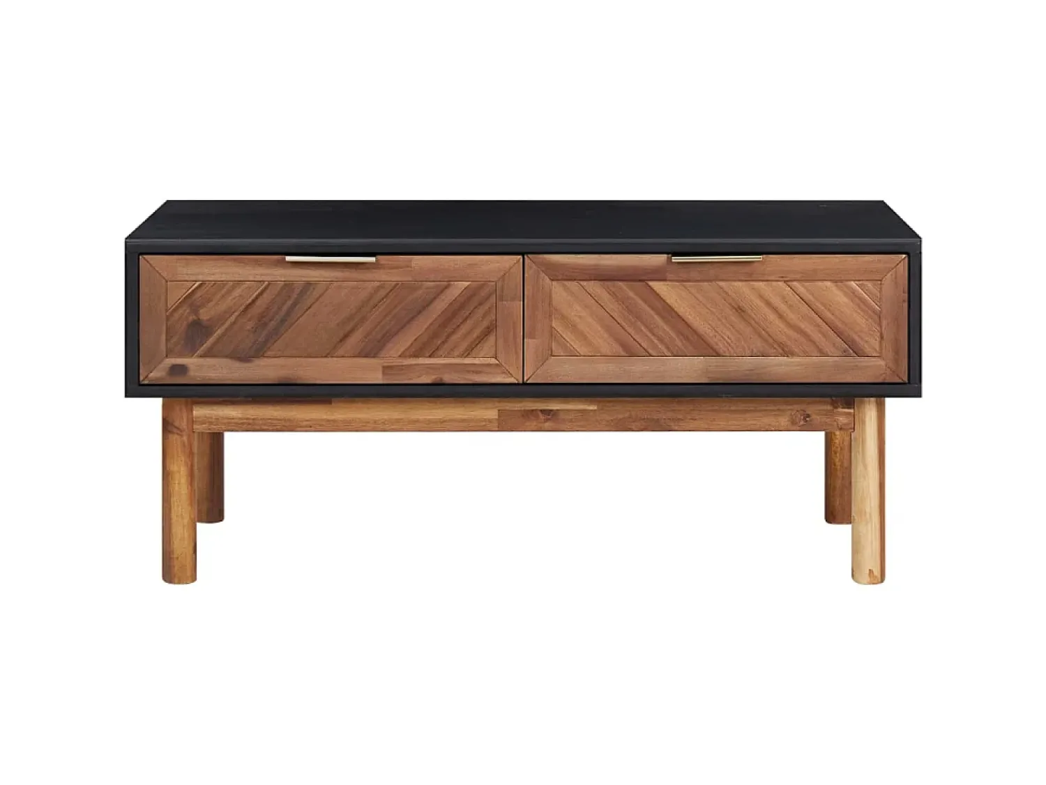 Mesa de centro 90x50x40 cm madeira de acácia maciça e MDF PT194668^ Mesa De Centro