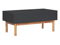 Mesa de centro 90x50x40 cm madeira de acácia maciça e MDF PT194668^ Mesa De Centro