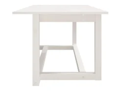 Mesa De Centro|vidaxl Mesa de centro 110x55x45 cm madeira de pinho maciça Branco
