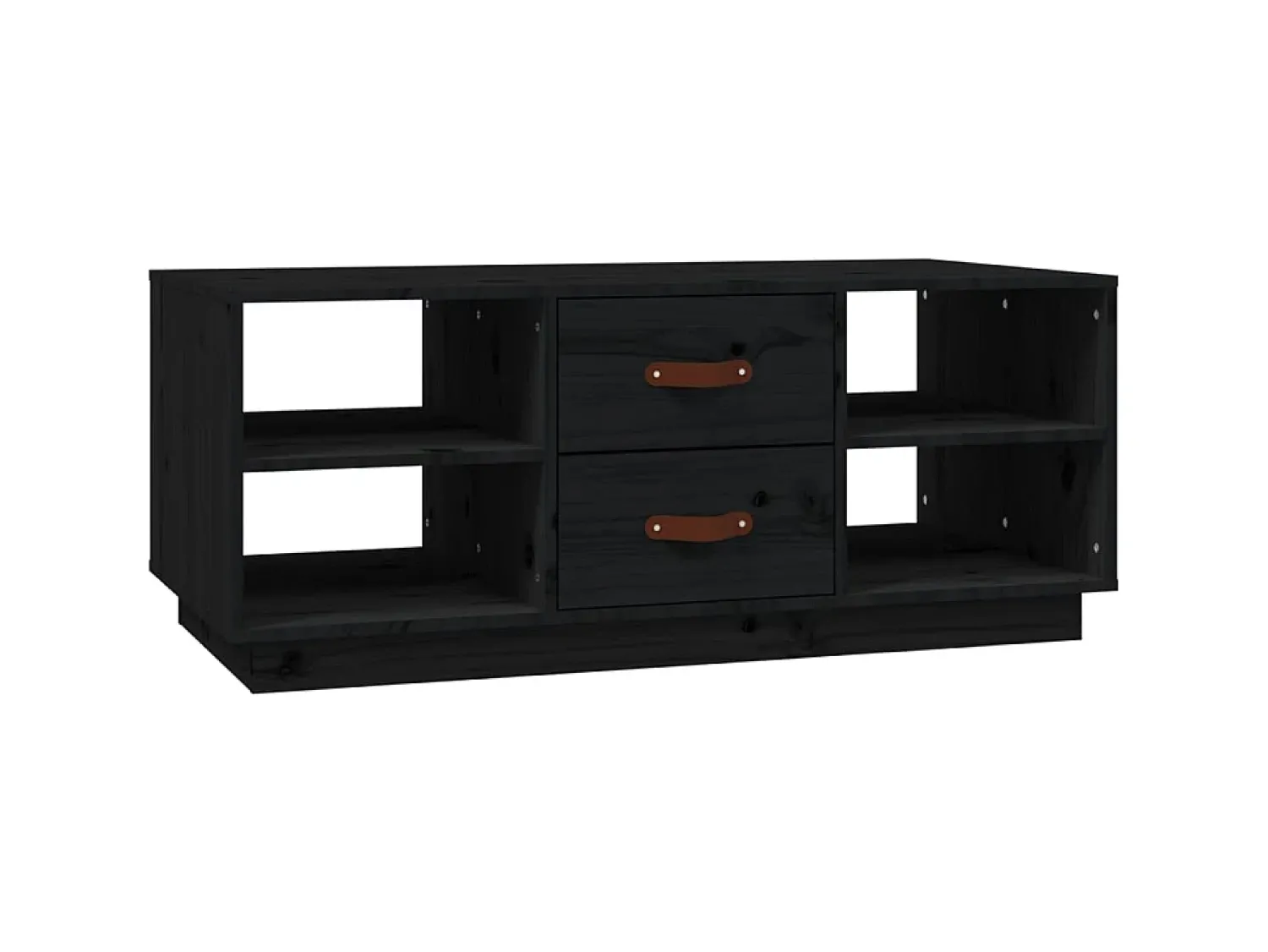 Mesa de centro 100x50x41 cm madeira de pinho maciça PT541912^ Mesa De Centro