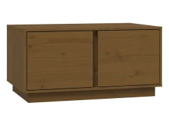 Mesa De Centro| Mesa de centro 80x50x40 cm madeira de pinho maciça -mel PT901800 Castanho