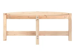 Mesa De Centro| Mesa de centro 87x48x35 cm madeira de pinho maciça PT140824 Castanho