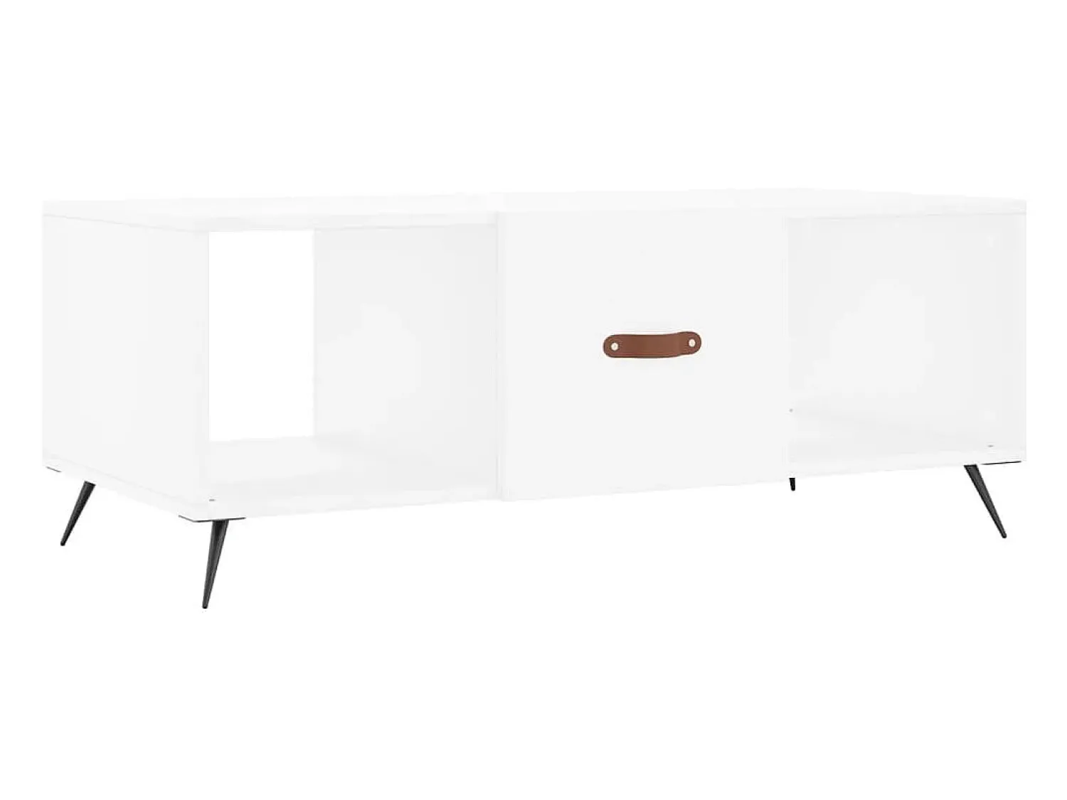 Hot vidaxl Mesa de centro 102x50x40 cm madeira processada Branco