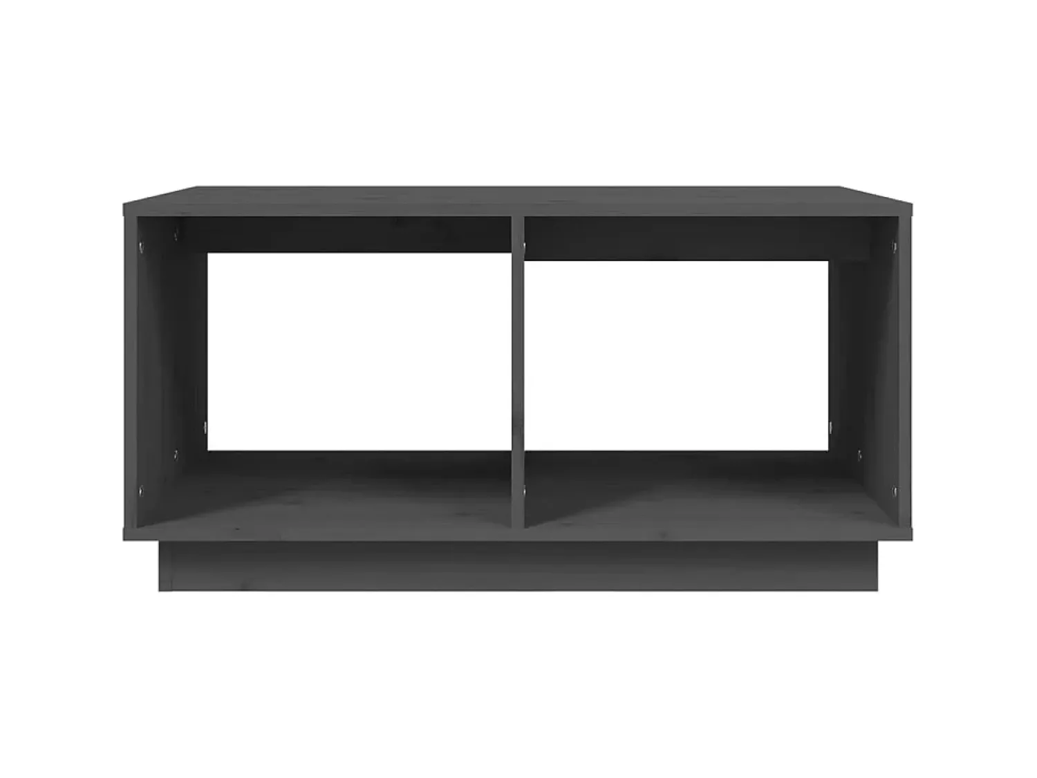 Mesa De Centro| Mesa de centro 80x50x40 cm madeira de pinho maciça cinza PT862033 Cinzento
