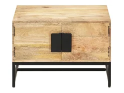 Discount Mesa de centro 67x67x45 cm madeira de mangueira maciça PT606197 Castanho