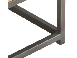 vidaxl Mesa de centro 90x50x35 cm madeira recuperada maciça Natural claro
