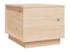 Mesa De Centro| Mesa de centro 40x50x35 cm madeira de pinho maciça PT571114 Castanho