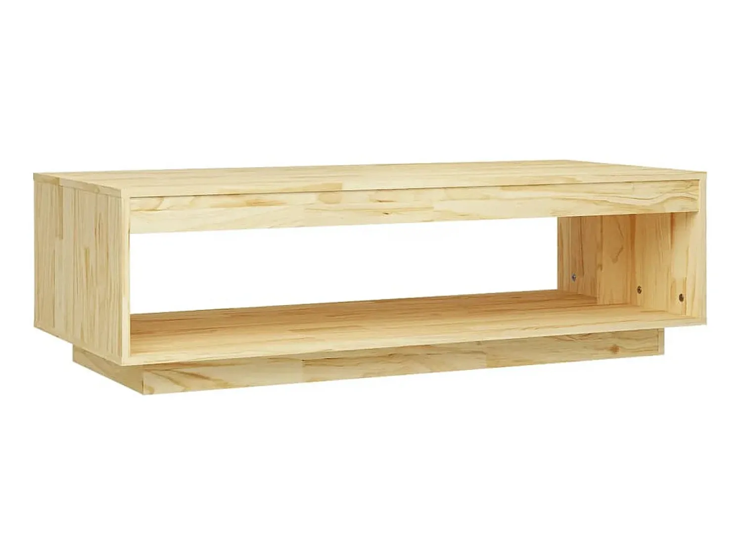 Mesa De Centro* Mesa de centro 110x50x33,5 cm madeira de pinho maciça PT311921 Castanho