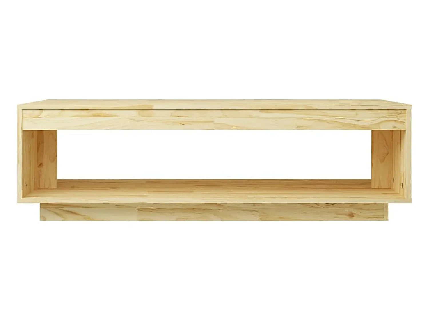Mesa De Centro* Mesa de centro 110x50x33,5 cm madeira de pinho maciça PT311921 Castanho