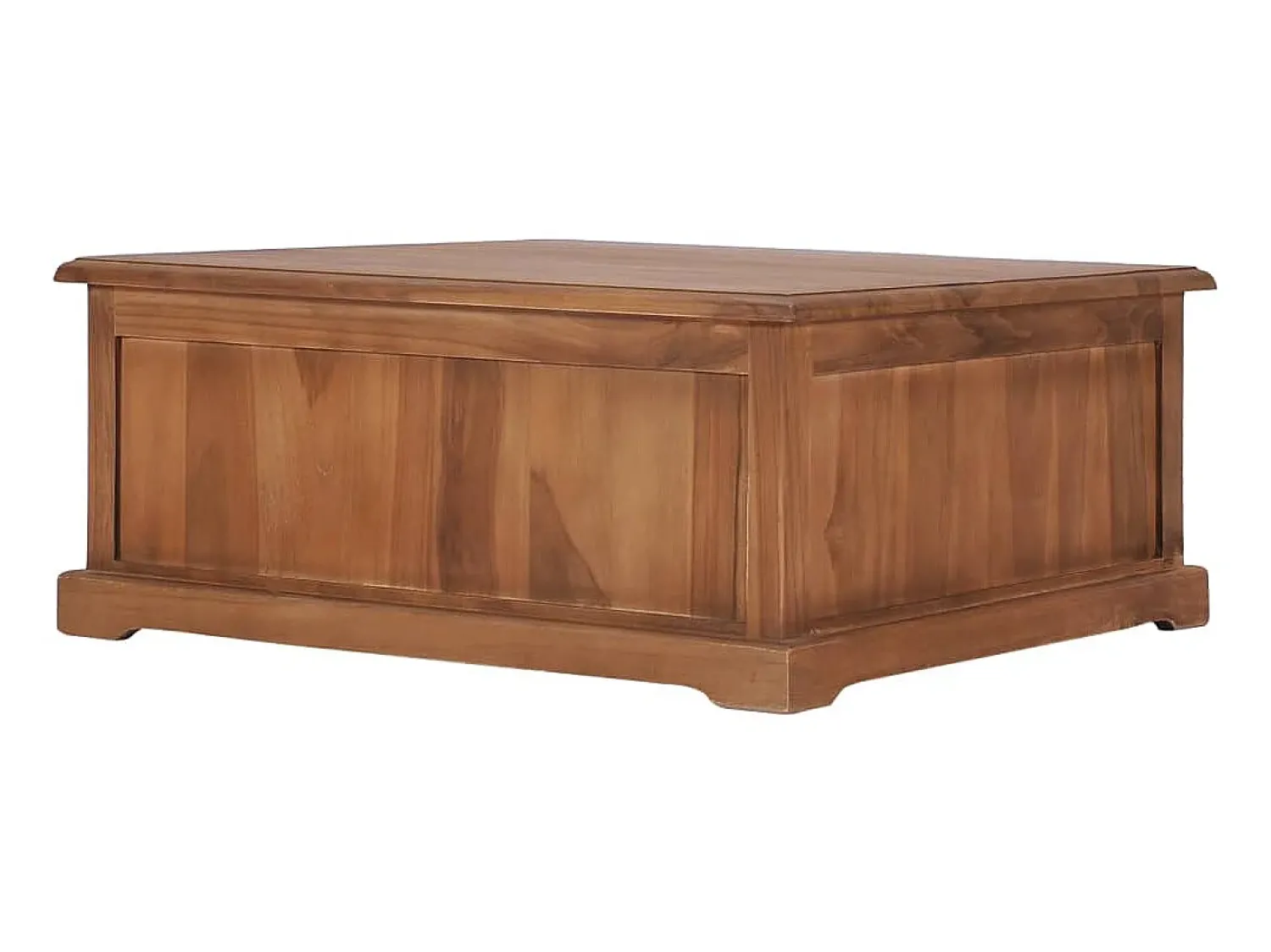 Mesa de centro 68x68x30 cm madeira de teca maciça PT322534^ Mesa De Centro