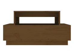 Mesa De Centro* Mesa de centro 80x55x40,5 cm madeira pinho maciça -mel PT181958 Castanho