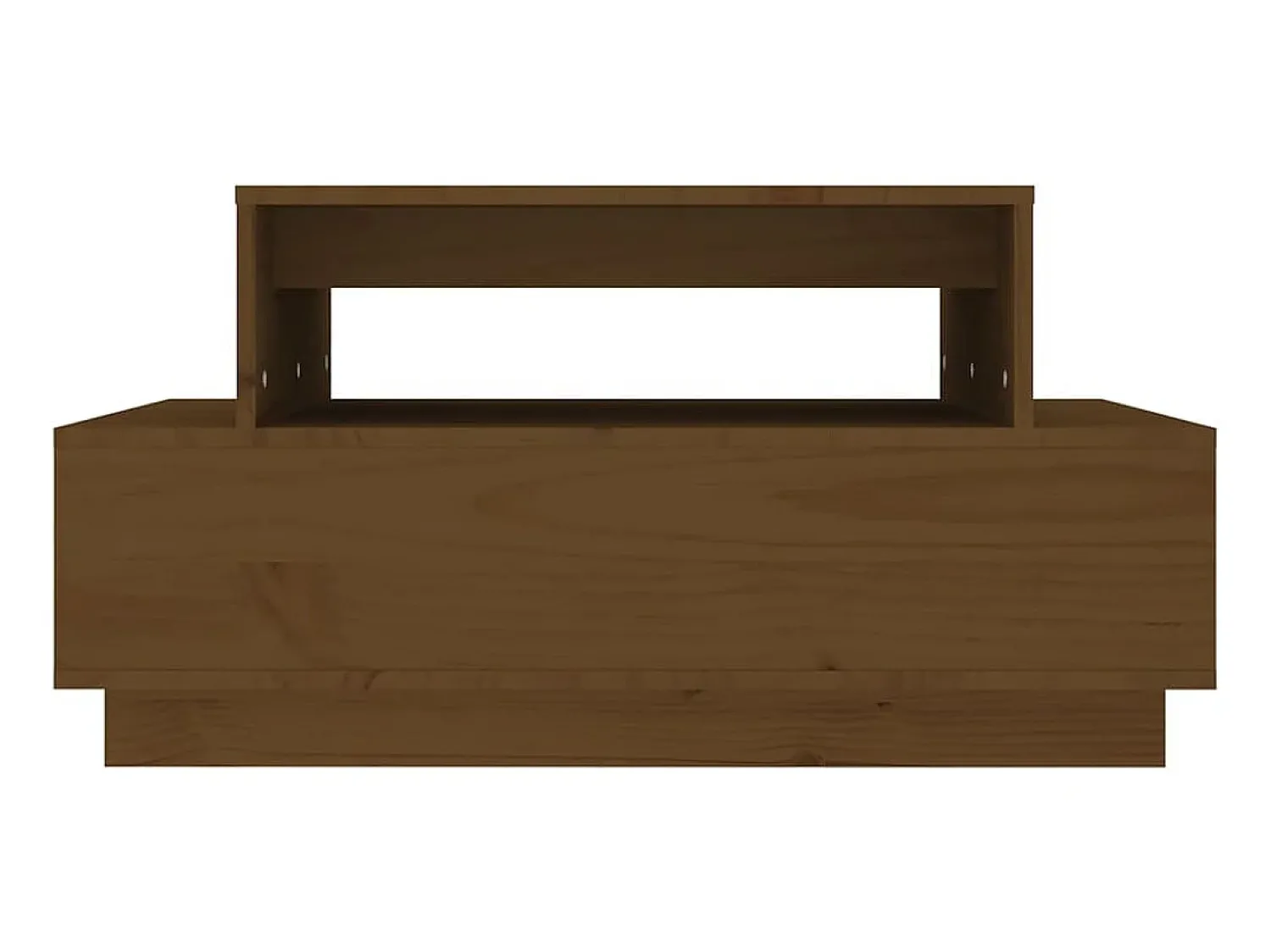 Mesa De Centro* Mesa de centro 80x55x40,5 cm madeira pinho maciça -mel PT181958 Castanho